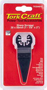 QUICK CHANGE SHARP SCRAPER 28X50MM(1-1/8'X2')