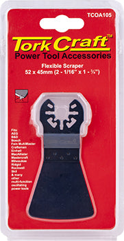 QUICK CHANGE FLEXIBLE SCRAPER 52X45MM(2-1/16'X1-3/4')