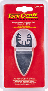 QUICK CHANGE BASE & ARBOR 35MM FINGERTIP FELT POLISHING PAD