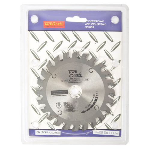 BLADE TCT SCORING 120X24T 20MM 3.1-4.2MM PROFESIONAL INDUSTRIAL