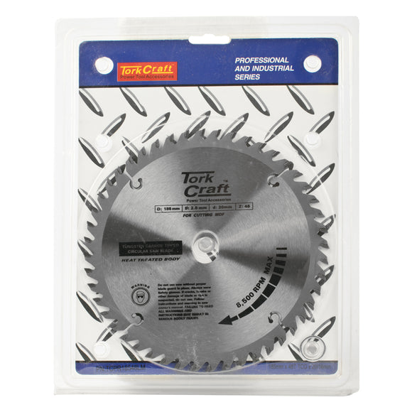 BLADE TCT 185 X 48T 20/16 TCG POSITIVE PROFESIONAL INDUSTRIAL