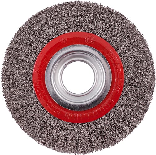 WIRE WHEEL BRUSH 150MM X 25MM STAINLESS STEEL BENCH GRINDER
