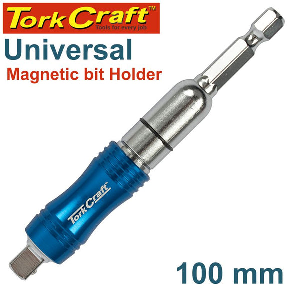 UNIVERSAL MAGNETIC BIT HOLDER 100MM CARDED