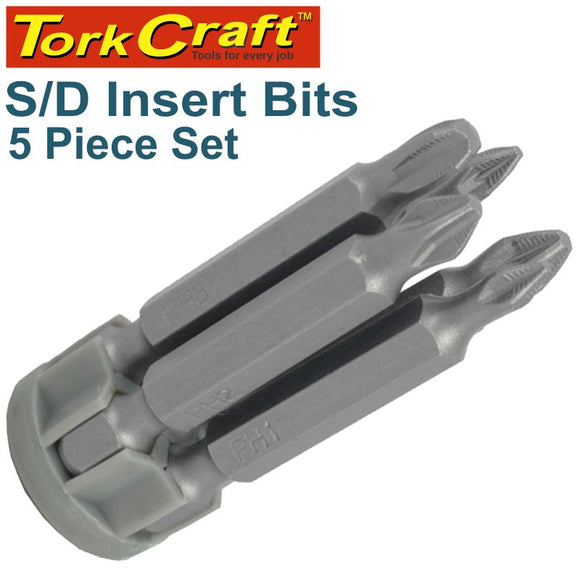 S/D POWER BIT SET 50MM 5PCE