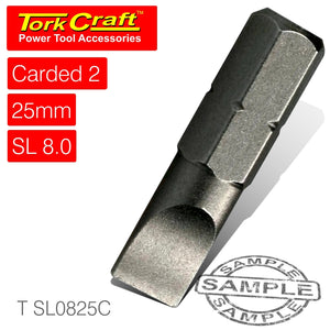 S/D INSERT BIT 8MMx25MM 2/CARD