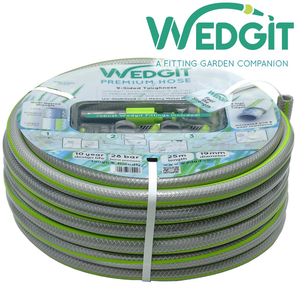 WEDGIT PREMIUM HOSE 19MM 3/4' 25M INCL. STARTER KIT