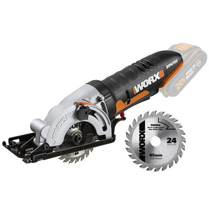 WORXSAW CIRC. SAW 20V 85MM 2400RPM 1 BLADE VERS. TOOL ONLY WORX