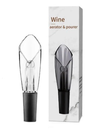 CIRCLE JOY WP-011 Wine White Aerator & Pourer Bottle Stopper Bottles Stopper Decanter Pourer Aerating