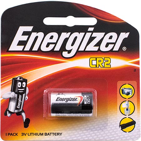 ENERGIZER 3V LITHIUM PHOTO (1 PACK):  CR2 (MOQ12)