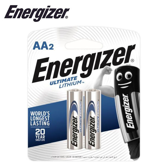 ENERGIZER ULTIMATE LITHIUM:  AA - 2 PACK (MOQ6)
