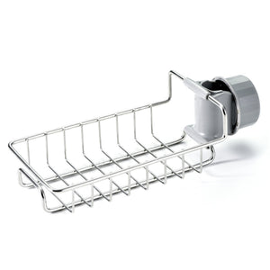 Faucet Shelf Stainless Steel Kitchen Storage Rack Soap Rag Sponge Holder