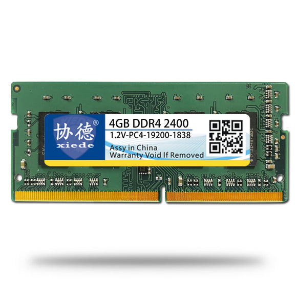 XIEDE X060 notebook DDR4 4GB 2400Hz computer memory fully compatible