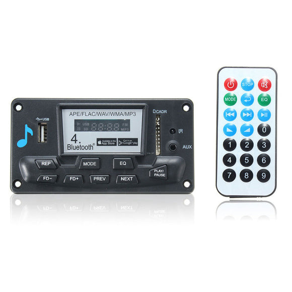 Digital Decoder Board LED Bluetooth 4.0 APE FLAC WAV WMA MP3 Smart Control 12V