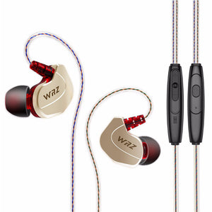 WRZ X6 3.5mm Wired In-Ear Zircon Sports Bass Earphone For iPhone iPad Samsung Xiaomi Huawei HTC
