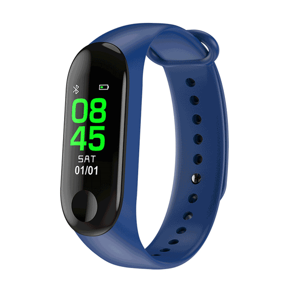 XANES M3D 0.96 Color Screen Waterproof Smart Watch Heart Rate Monitor Fitness Bracelet Mi Band