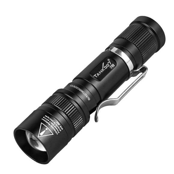 TANK007 Mini AA Flashlight 2 Modes Waterproof IPX7 LED UV Violet Money Check Lamp