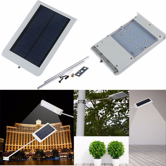 15LED Ultra Thin Solar Light Sensor Wall Street Outdoor Waterproof Garden Lamp