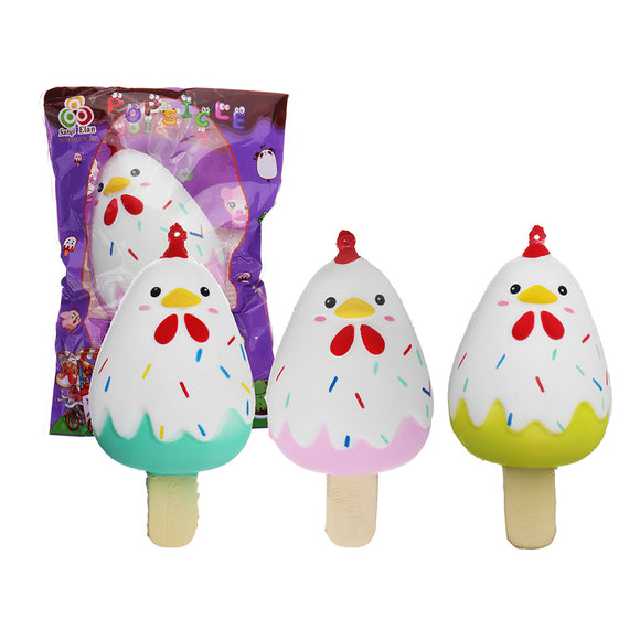 Sanqi Elan Chick Popsicle Ice-lolly Squishy 12*6CM Licensed Slow Rising Soft Toy With Packaging