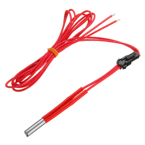 12v/24v 40W 1M Heating Tube + Heater Female Head with Plug Connector for 3D Printer