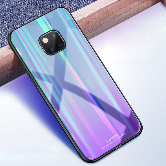 Bakeey Gradient Tempered Glass Shockproof Protective Case For Huawei Mate 20 Pro