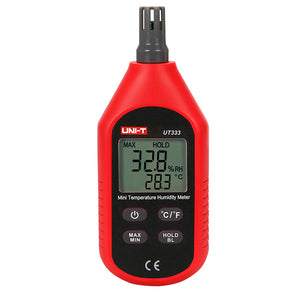 UNI-T UT333 Mini LCD Digital Thermometer Hygrometer Air Temperature and Humidity Meter Moisture Mete