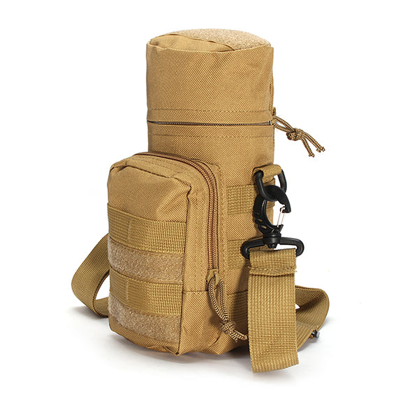 KCASA KC-BC05 Molle Water Bottle Carrier Travel Climb Outdooors Waist Belt Tactical Kettle Bag Holder