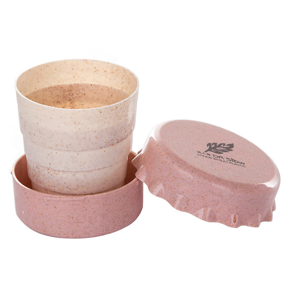 KCASA KC-WHE01 Organic Wheat Cup 130 mL Portable Magic Wheat Smell Mug Travel Outdoor Bottle