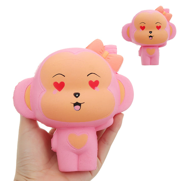 Face Monkey Squishy 14*13*7CM Slow Rising Collection Gift Soft Toy