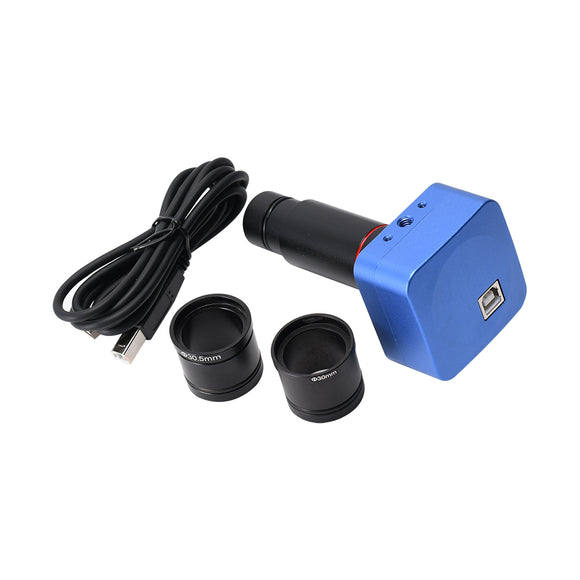 5MP CMOS USB Digital Electronic Eyepiece Driver Free HD Binocular Trinocular Microscope Camera