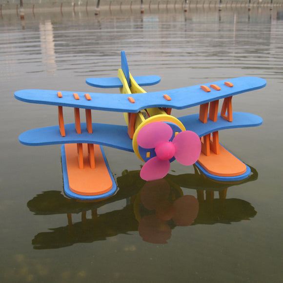 EVA Plane Toy Driving On The Water Airplane Model Motor Power Kid Funny Toy Gift