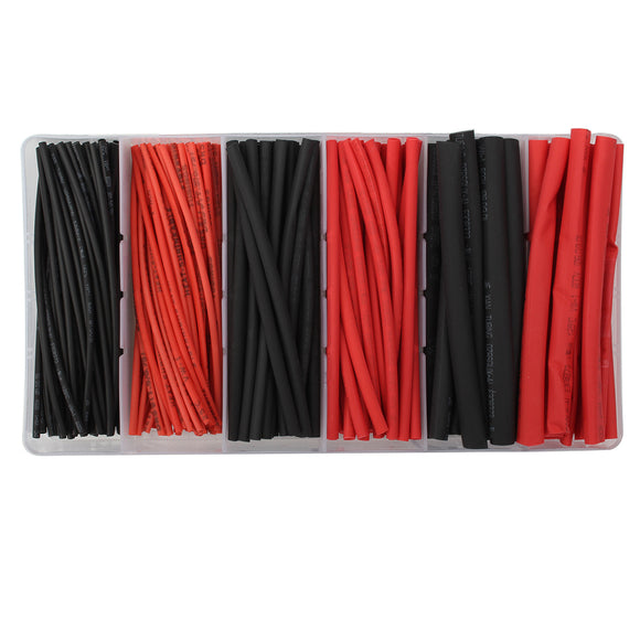 190pcs Assortment Polyolefin H-type Heat Shrink Tube Sleeve Wrap Wire Cable Kit