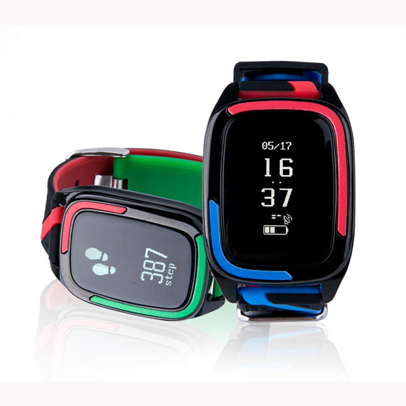 DB05 OLED Heart Rate Blood Pressure Sleep Monitor IP67 Waterproof Smart Watch Bracelet