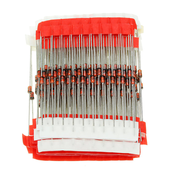 1250 Pcs 25 Values 1W Zener Diode Assorted Kit 3V To 33V Assortment Kit