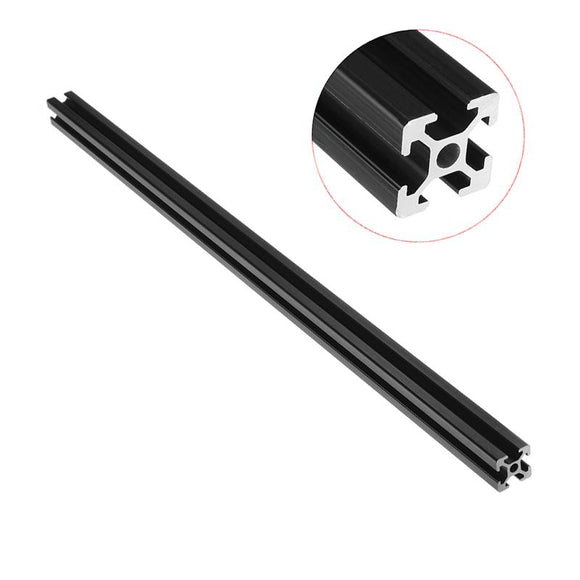 Machifit 600mm Length Black Anodized 2020 T-Slot Aluminum Profiles Extrusion Frame For CNC