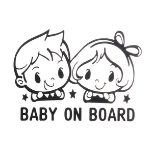 16x11cm Baby on Board Warning Car Stickers Auto Truck Vehicle Motorcycle Decal