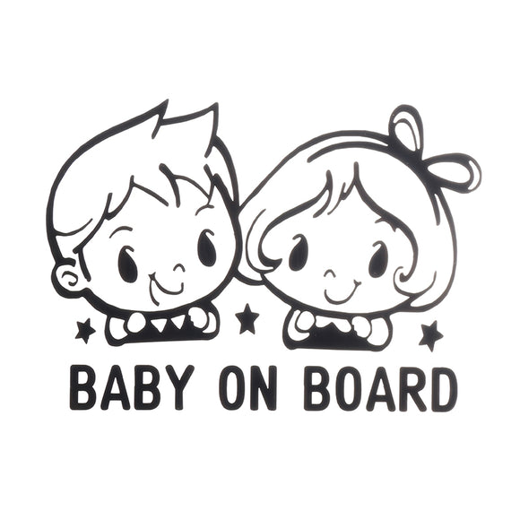 16x11cm Baby on Board Warning Car Stickers Auto Truck Vehicle Motorcycle Decal