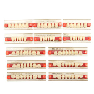 3 Set 84*1 A2 Color Denture Dental Acrylic Resin Teeth Upper + Lower Shade