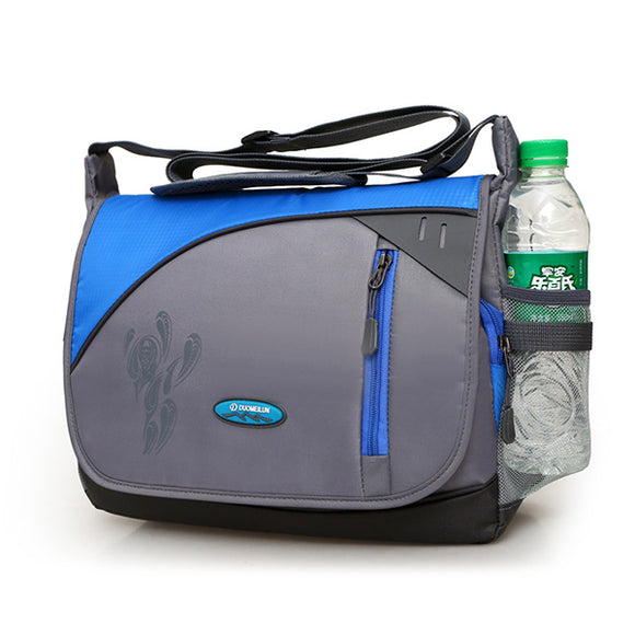 Women Men Nylon Shoulder Bag Messenger Bag Waterproof Daypack