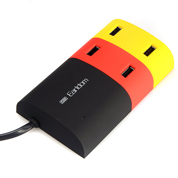 Earldom 5V 6.2A 4 Port HUB USB Charger For Tablet Phone