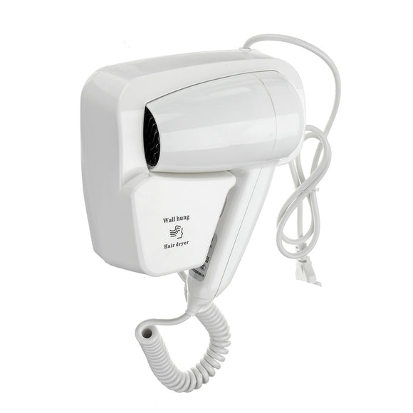 1400W 220V Home Hotel Bathroom Powerful Wall Hanging Electric Hair Dryer