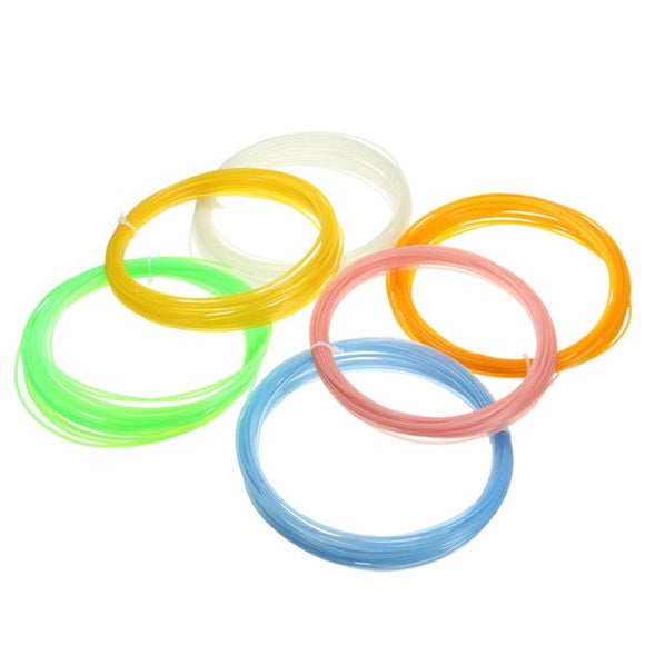 1Pc Luminous 10M 1.75mm PLA 3D Printer Filament For RepRap Pen