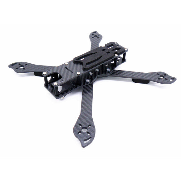 PUDA D240 240mm 4mm Arm 3K Carbon Fiber Durable True X Type Frame Kit for RC Drone