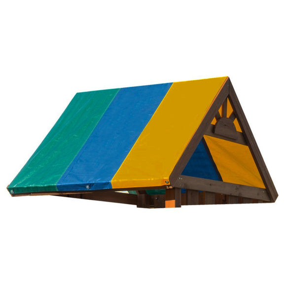 Outdoor Playground Swing Canopy Shade Replacement Tarp Roof Waterproof Cover Camping Tent Sunshade