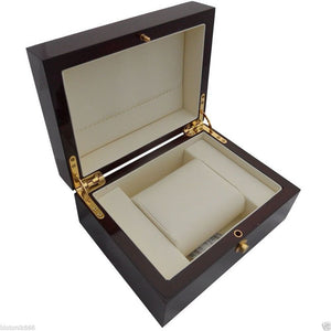 Luxury Wrist Watch Box Handmade Wooden Case Jewelry Gift Box Storage Container