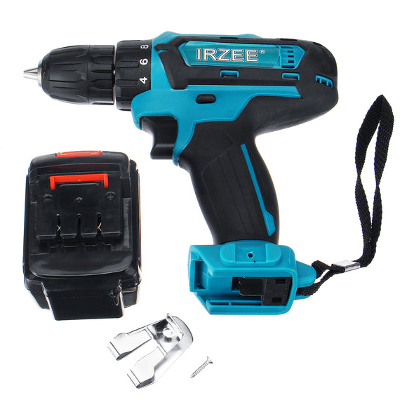 26V Electric Cordless Drill Power Drills 25+3 Stage Lithium Battery Drilling Tools With 1/2 Battery