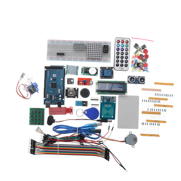 Geekcreit Mega 2560 R3 Starter Kits Motor Servo RFID Ultrasonic Ranging Relay LCD Geekcreit for Arduino - products that work with official Arduino boards