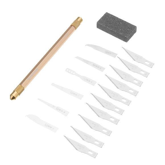 MECHANIC 17-in-1 Double-headed Shank BGA CPU Chip Art Knife Blades Kit For Iphone8/X