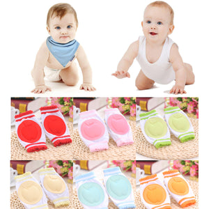 Baby Crawling Knee Pad Safety Anti-slip Breathable Walk Leg Elbow Protector Sponge Mesh Baby Socks