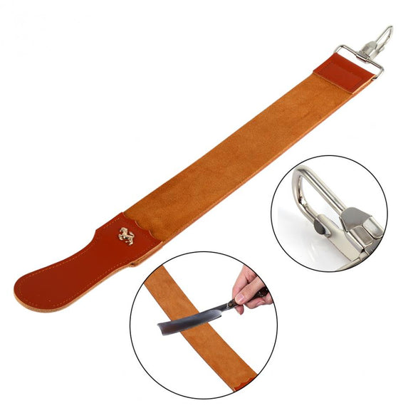 Honana Genuine Leather Sharpening Belt Strop Strap Barber Straight Razor Folding K-nife Sharpening Shave Sharpener