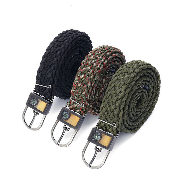 6 In 1 Multi-functions 2M Survival Waist Belt 550 7 Core Paracord Band Max Load 3000kg